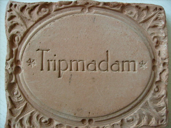 Tripmadam Terracotta Kräuterstecker  Kräuterschild