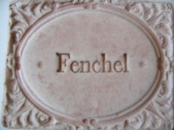 Fenchel Terracotta Kräuterstecker