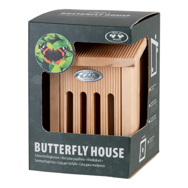 Schmetterlingshaus in Geschenkverpackung