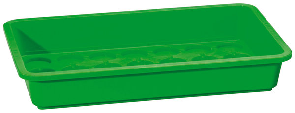 Romberg stabile grüne Aussaatschale ohne Bodenlöcher Pikierschale 38x24x6cm