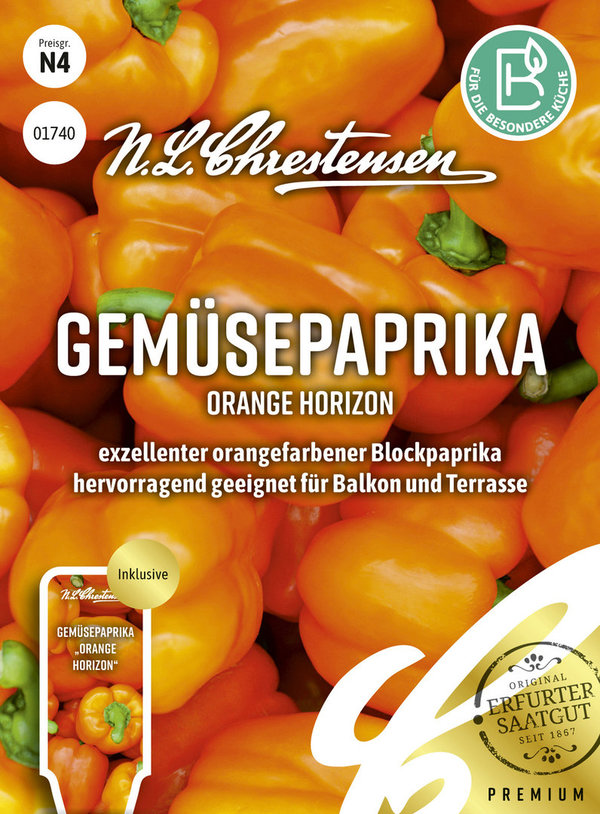 Paprika Gemüsepaprika Orange Horizon