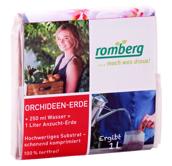 Feinste POP UP Orchideenerde (1 Liter-Packung) von Romberg